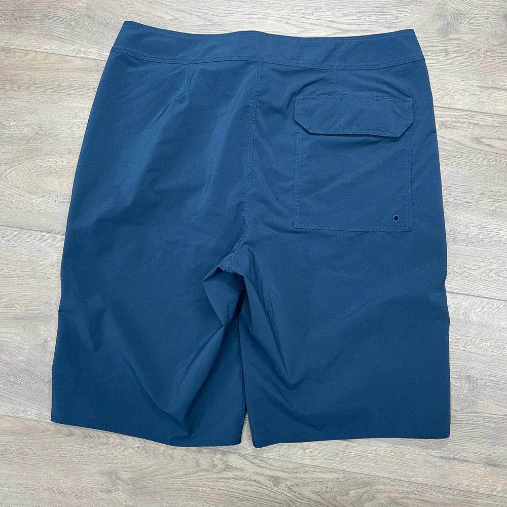 Patagonia Hydropeak Board Shorts Mens 30 Blue STY86480 Drawstring Swim Trunks